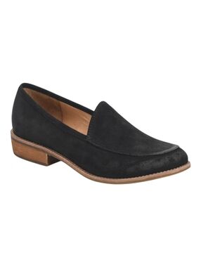 Sofft Napoli Black Suede Loafers Women size 8M